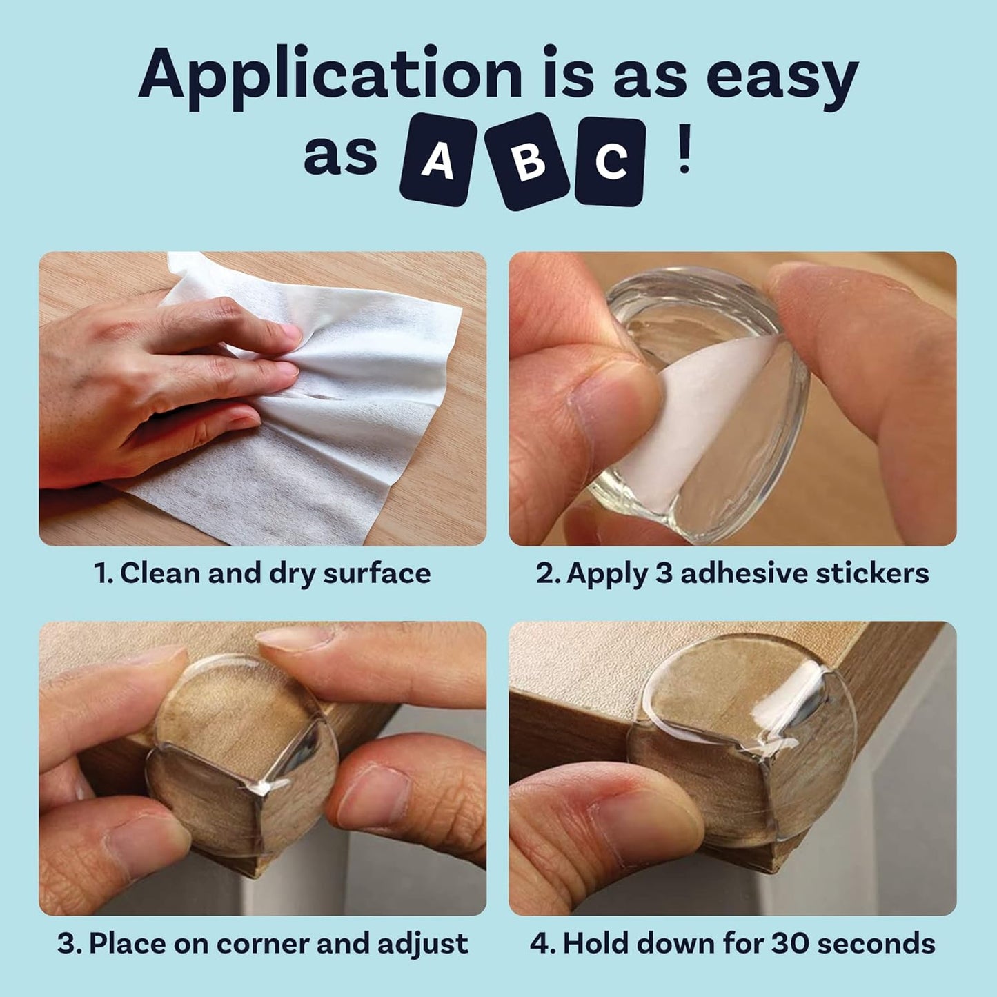 Baby Safety Corner Protectors – 12 Pack