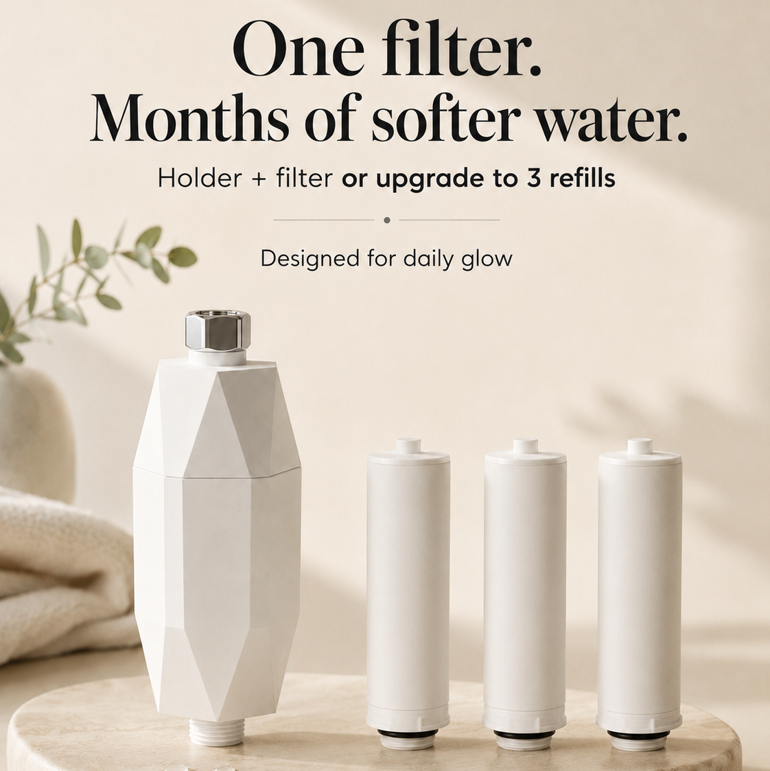 BloomFit Glow Shower Filter refill bundle — hide-gallery
