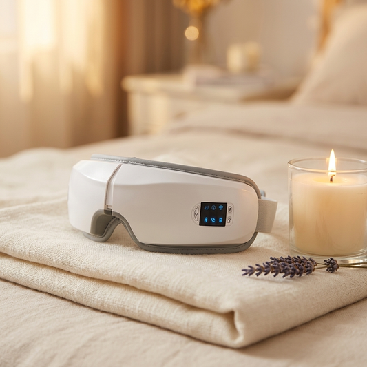 BloomFit Unwind Eye Massager — lifestyle