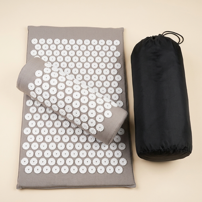 BloomFit Calm Acupressure Mat — Grey